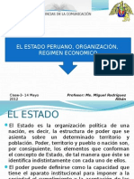 Estado Peruano, régimen económico y organización