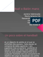 Handball o Balón Mano