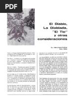 El Diablo, La Diablada, El Tío y Otras Consideraciones. Alberto Guerra G.