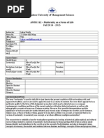 ANTH 312-Modernity as a Way of Life-Lukas Werth