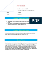 Job Sheet Pencegahan Infeksi DTT Kimiawi