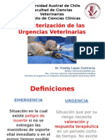 Caracterización de Las Urgencias Veterinarias