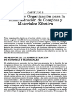 Objetivos y Organizacion Administracion Compras