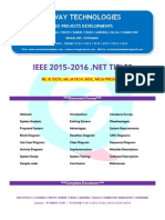 2016 Ieee .Net Data Engineering Project Titles