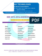 2016 Ieee Android Project Titles