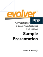 A Practitioner's Guide To Lean Manufacturing Full Edition: Sample Presentation