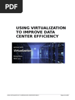 Virtualization to Improve Data Center Efficiency