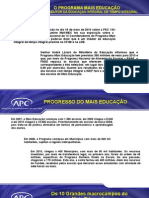 O Programa Mais Educação: Como Indutor Da Educaçao Integral de Tempo Integral