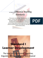 Utah Effective Teaching Standards