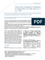 Guia de Practica Clinica Sobre El Diagnostico y Tratamiento de Bronquilitis