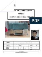 Informe de Caja Metalica Tecsup