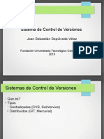Sistema de Control de Versiones: Joan Sebastián Sepúlveda Vélez