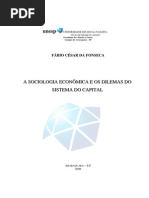 Fabio Cesar Fonseca - A  SOCIOLOGIA ECONÔMICA E OS DILEMAS DO SISTEMA DO CAPITAL