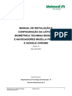 Manual de Instalação Da Leitora Biométrica TechMag