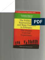 The Politics of Representation and State Violence in Ethiopia: The Oromo Colonial Experience