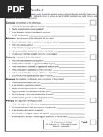 Craap Worksheet