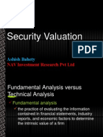 Security Valuation: Ashish Bahety