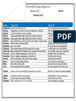 Vocabulary Unit 9, Part A