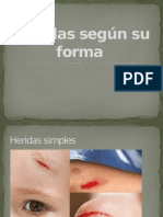 Heridas Según Su Forma