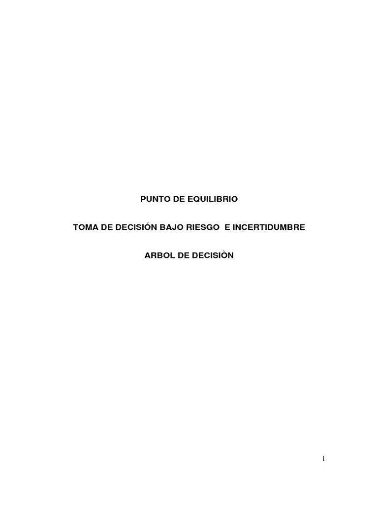 Modelos para Toma de Decisiones PDF | PDF | Toma de decisiones ...