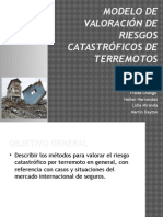 Modelo de Valoración de Riesgos Catastróficos de Terremotos