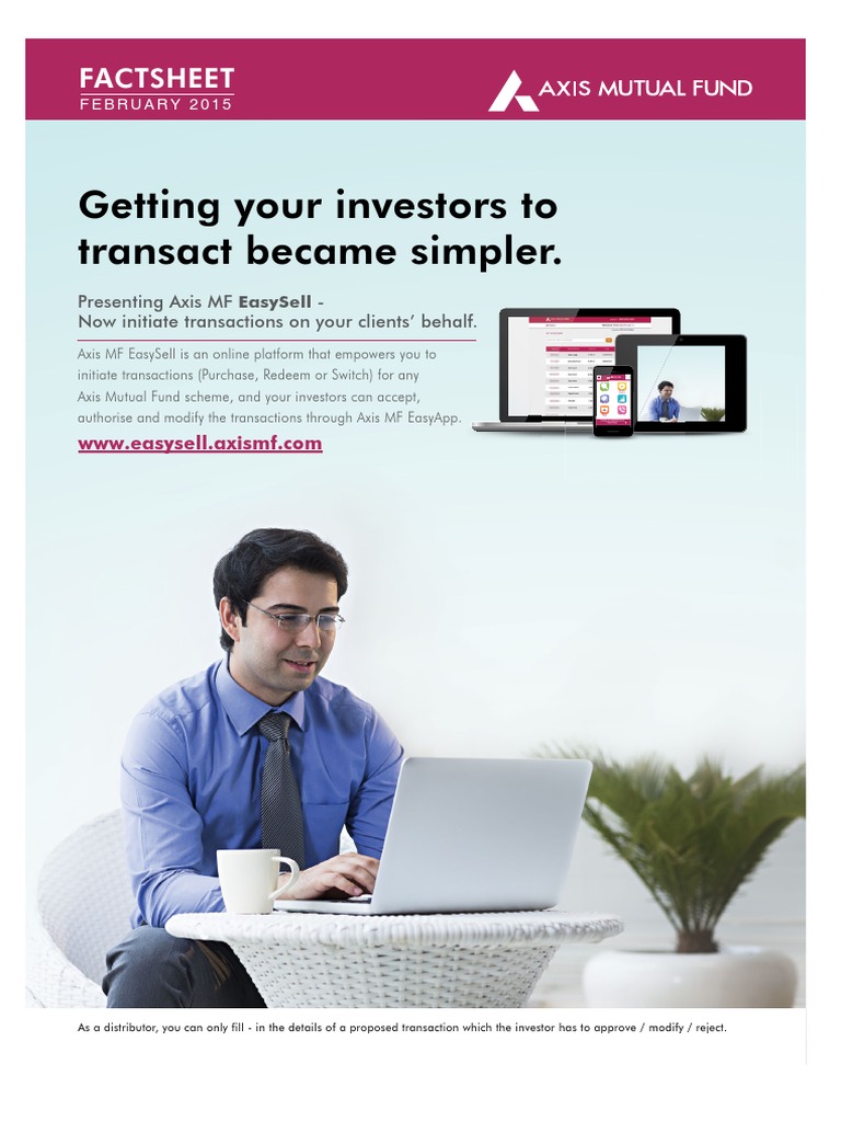 Axis Factsheet February 2015 PDF Yield (Finance) Dividend