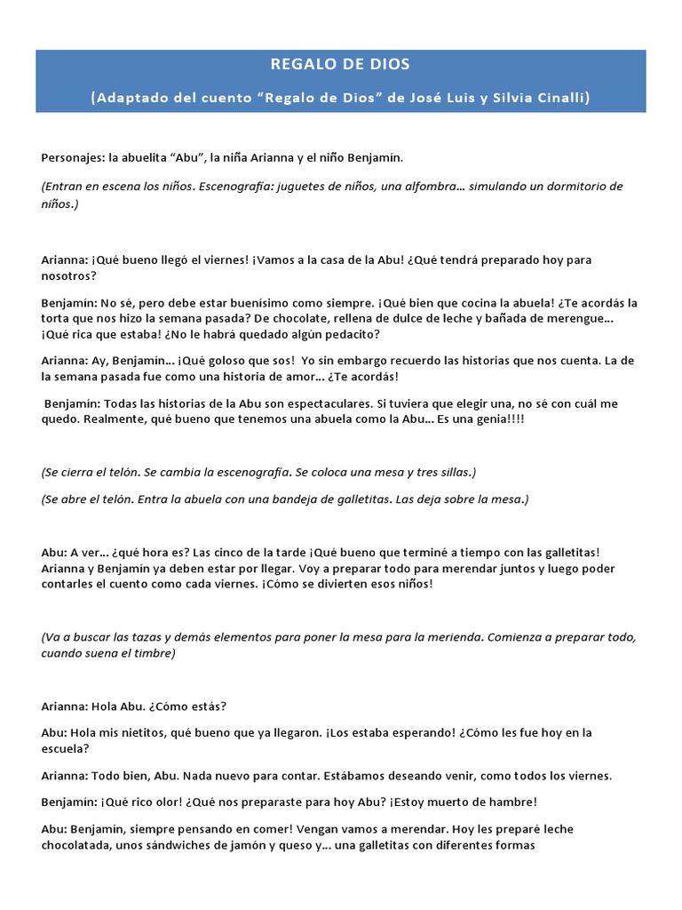 Regalos de Dios para Niños | PDF | Pecado | Perdón