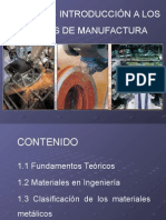 Introducción A Los Procesos de Manufactura