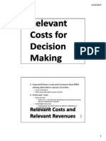 Relevant Costing