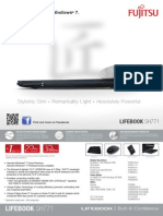 Lifebook Sh771: Fujitsu Recommends Windows 7