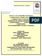 Effect of Extreme Weather Condition Curing On Self Compacting Concrete
