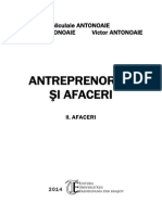 Antonoaie Antreprenoriat Si Afaceri Vol II Afaceri 2014 Text