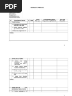 form inspeksi alat kerja Checklist Inspeksi  HSE
