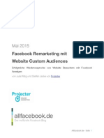 Facebook Remarketing mit Website Custom Audiences