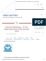 Electrical Machines - II Two Marks Questions With Answers 2014 - Vidyarthiplus (V+) Blog - A Blog For Students PDF