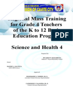 SCIENCE 4 Lesson Plan Grade 4 K To 12 Mass Training