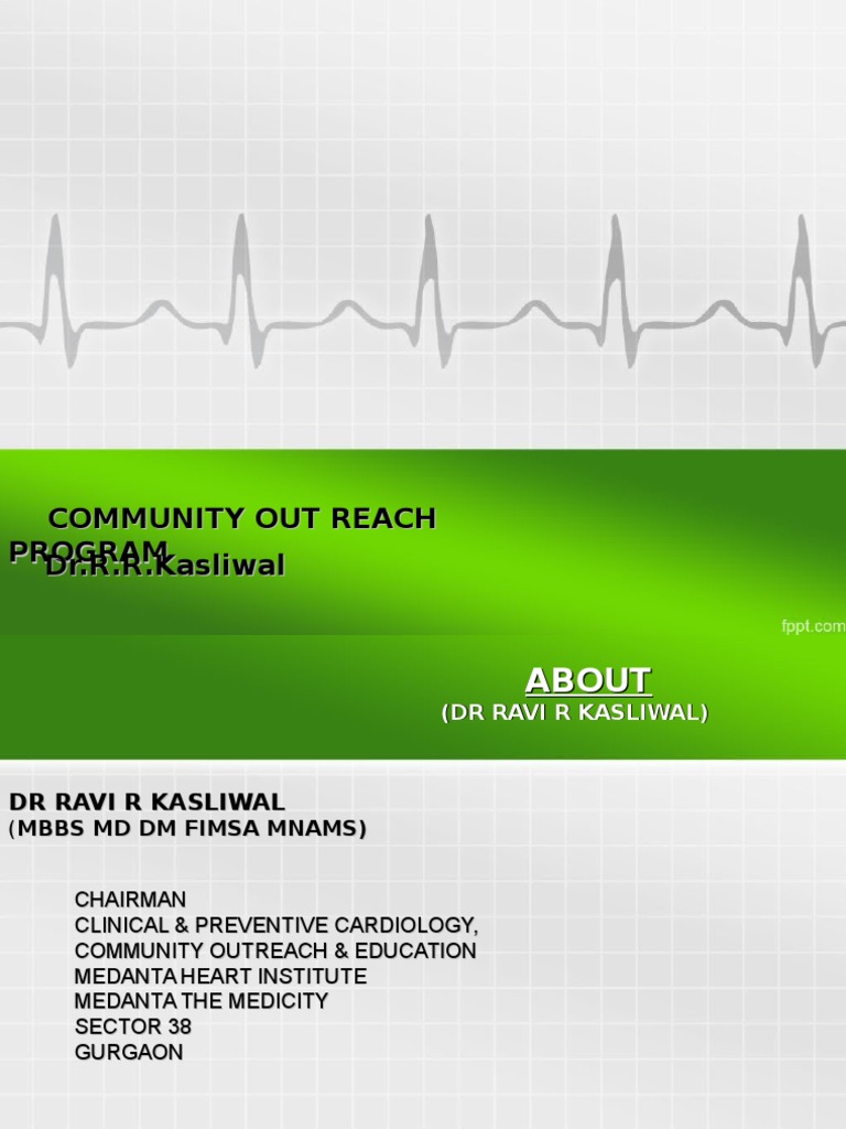 Dr.r.r.kasliwal-Community Out Reach Program | PDF | Doctor Of Medicine ...