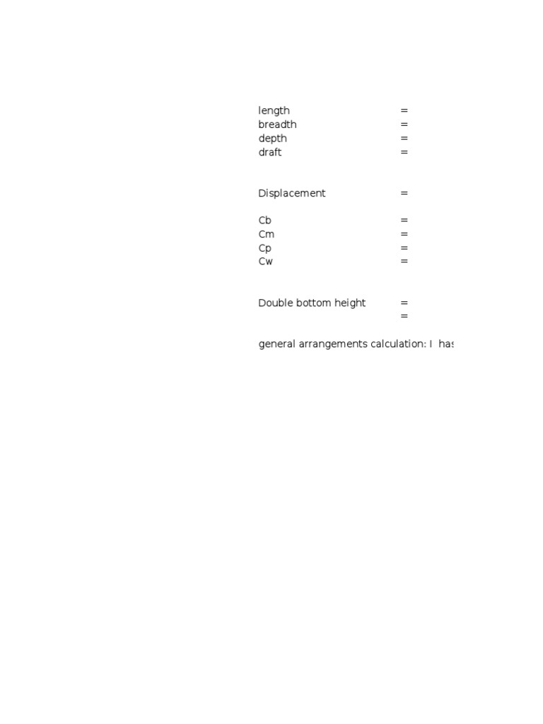 Ship Design Specifications | PDF | Technology & Engineering