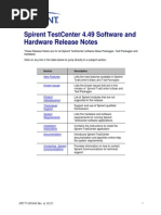 Spirent TestCenter Software and Hardware Release Notes 4 49