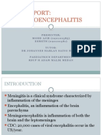 Case Report: Meningoencephalitis