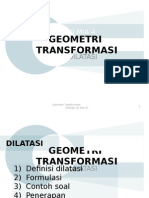 Geometri Transformasi (Dilatasi)