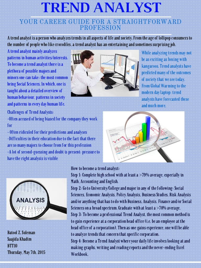 Career Guide: Becoming a Trend Analyst | PDF | Business