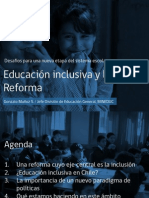 Inclusión Educativa en Contexto de Reforma