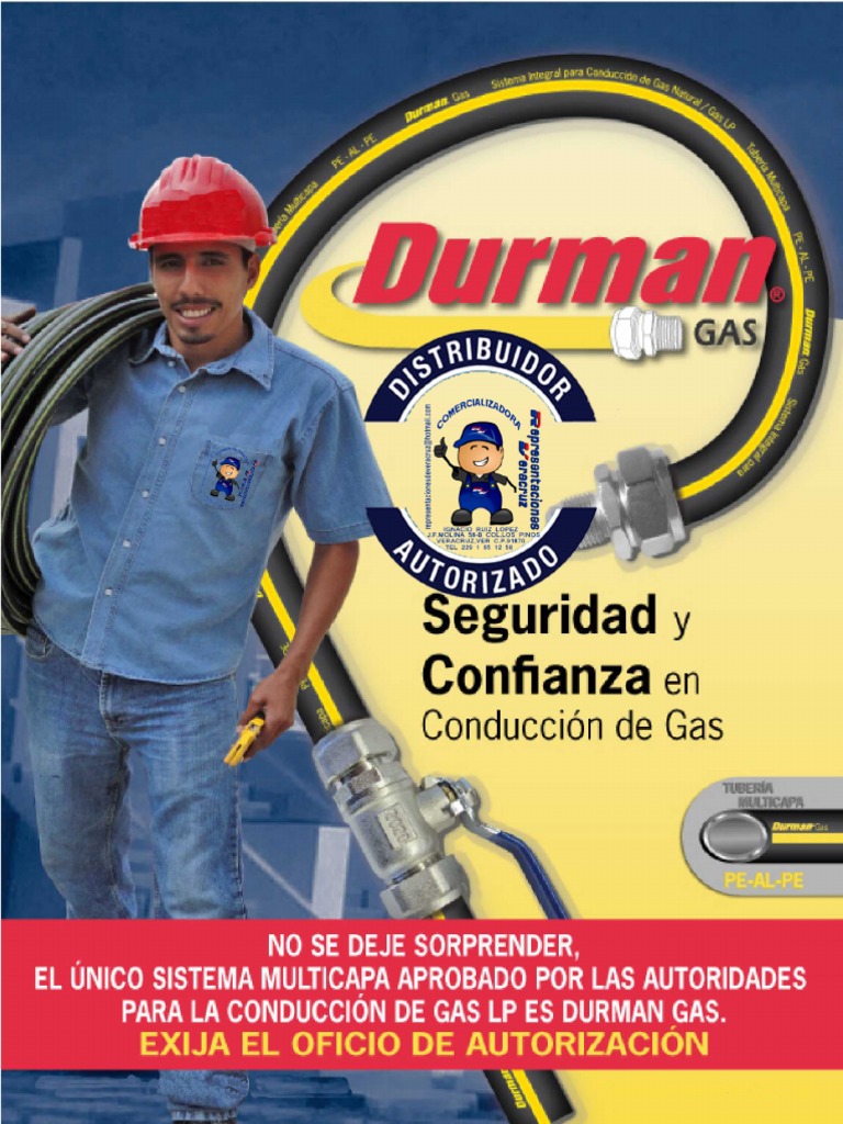 Durman Gas PDF | PDF | Tubería (transporte de fluidos) | Gas natural