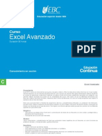 Curso Excel Avanzado EBC