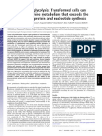 Beyond Aerobic Glycolysis - Transformed Cells Can Engage in Glutamine Metabolism That Exceeds The Requirement For Protein and Nucleotide Synthesis