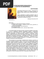 Juvent Negra e Desemprego Lélia Gonzalez