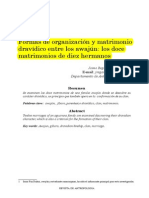 Formas de Organización y Matrimonio Dravídico Entre Los Awajún Los Doce Matrimonios de Diez Hermanos