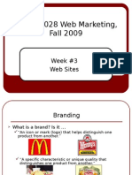 MRKT10028 Web Marketing, Fall 2009