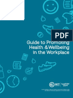 Guide to Promoting Health and Wellbeing in the Workplace